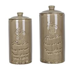 Crestview Collection CVVSA1006 Lefler Lidded Vases Accessories