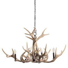 36"W Resin Pendant Light 1Pcs Ups Pack 15.6'