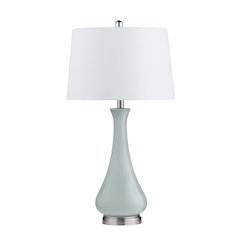 30.25"H Glass Table Lamp