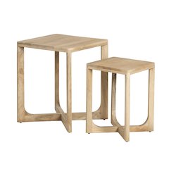 2 Piece Nesting Table Set