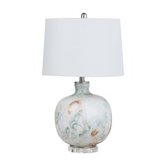 27"H Glass Table Lamp 1Pcs Ups Pack 3.01'