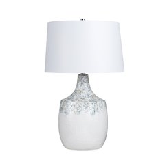 28.75"H Ceramic Table Lamp With Linen Shade