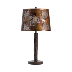27.25"H Resin + Metal Shade Table Lamp  2Pk/2.42'