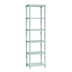 Evermore 5 Shelf Turquoise Etagere