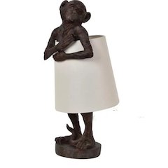 Crestview Collection EVAVP1480 Amelia Table Lamp Handfinished Brown