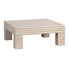 Square Reeded Cocktail_Coffee Table