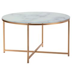 Aria Glass and Metal Coffee Table