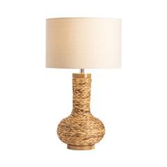 Crestview Collection Captiva Bay Table Lamp Wicker/Rattan Brown