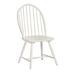 Set Of 2 White Dining Chairs