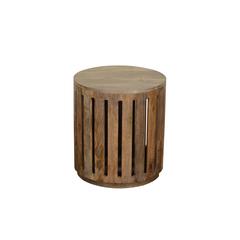 Crestview Collection CVFNR855 24" Round Wooden Side Table Accessories