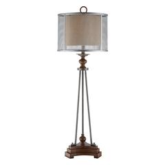 Crestview Collection CVAVP421 Kenwood Table Lamp Lighting, Brown