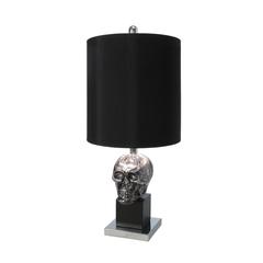 Black Skull Table Lamp