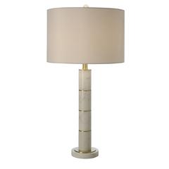 Marble Column Table Lamp