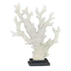 Crestview Collection CVDEP727 Natural Coral Statue Accessories, White