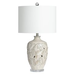 29"H Ceramic Table Lamp With Nightlight 1Pcs Ups Pack 3.95'