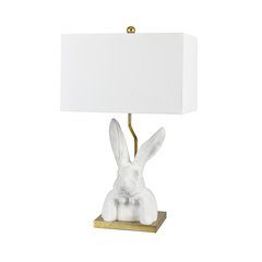 Set Of 2 Resin Table Lamp With Linen Shade