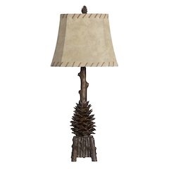 33.5"H Resin Table Lamp  2Pcs Ups Pack 3.65'