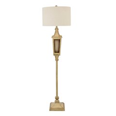 68"H Resin + Glass Floor Lamp With Night Light 1Pcs Ups Pack 4.4'