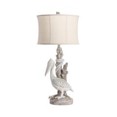 Crestview Collection CVAVP1025 Pelican Table Lamp Accessories, White