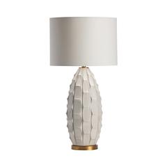 Crestview Collection Cambridge Table Lamp Lighting, White, 35 x 17 x 17 x Inch