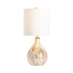 Crestview Collection The Russo Table Lamp Cream Resin 32.5" Ht
