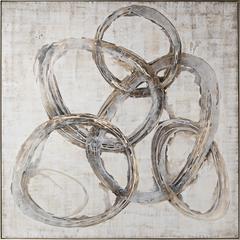 Crestview Collection CVBZWF057 Abstract Oil Painting Wall Décor