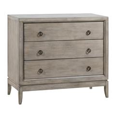 Crestview Collection Hawthorne Estate 3 Drawer Grey Wash Chest Accessories