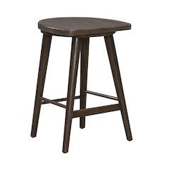 City View Counter Height Wood Stool for Accent Seating - Coffee Bean