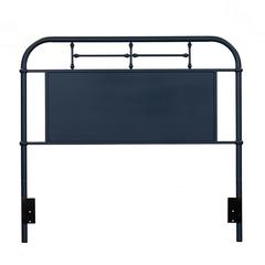 Vintage Series Full Metal Headboard - Navy in Distressed Metal