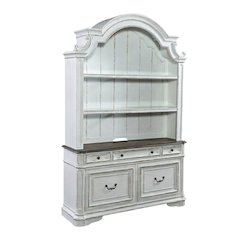 Rubberwood Credenza with White Oak & Birch Veneers