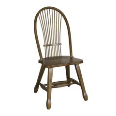 Treasures Sheaf Back Side Chair - Oak in Rustic Oak