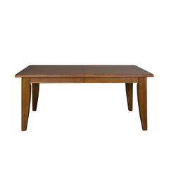 Treasures Rectangular Leg Table - Oak in Rustic Oak