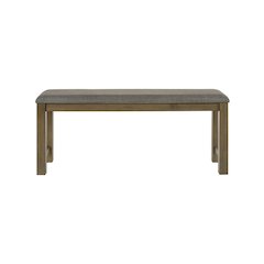Brook Bay Upholstered Counter Height Bench for Dining Room - Sandstone Brown