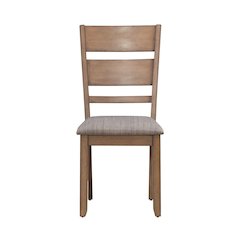 Brook Bay Slat Back Upholstered Side Dining Chair - Set of 2 - Sandstone