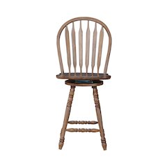 Carolina Crossing Windsor Swivel Counter Chair - Antique Honey