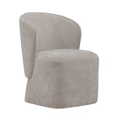 Accent Dining Chairs with Castors - Truffle Upholstry - Set of Four