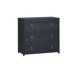 East End Accent Cabinet in Wirebrushed Denim