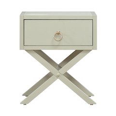 East End 1 Drawer Accent Table for Living Room Home Storage - Green Mist