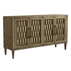 Devonshire 4 Door Accent Cabinet in Driftwood