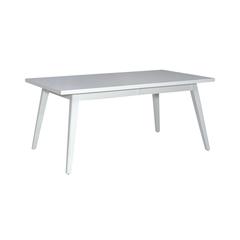 Rectangular Leg Table - White Farmhouse White in Porcelain White