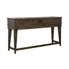 Arrowcreek Console Bar Table in Weathered Stone