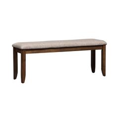 Santa Rosa Upholstered Dining Bench in Antique Honey