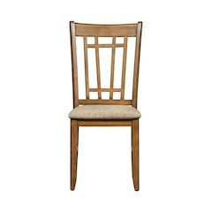 Santa Rosa Lattice Back Side Chair-Set of 2 in Antique Honey