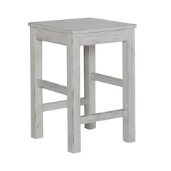 River Place Counter Height Swivel Stool  - Riverstone White