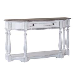 Magnolia Manor 56 Inch Hall Console Table in Antique White