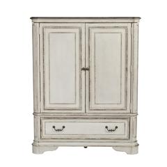 Magnolia Manor Door Chest in Antique White