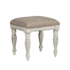 Magnolia Manor Vanity Stool in Antique White