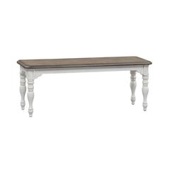 Magnolia Manor Dining Bench (RTA) in Antique White