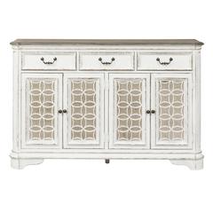 Magnolia Manor Hall Buffet in Antique White