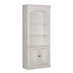 Magnolia Manor Bunching Bookcase in Antique White